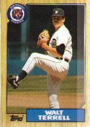 1987 Topps Baseball Cards      072      Walt Terrell